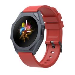 CANYON smart hodinky Otto SW-86, 1,3" LTPS, SpO2, HR, krevní tlak, 25 multi-sport, red