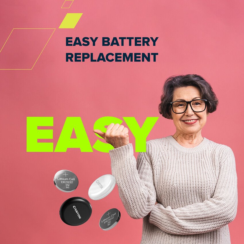 CANYON smart tag ONTAG 1 iOS 4 ks Sada, Black