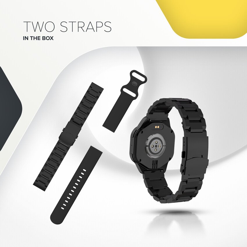 CANYON Smart Watch Hexagon 88 BT-CALL Black