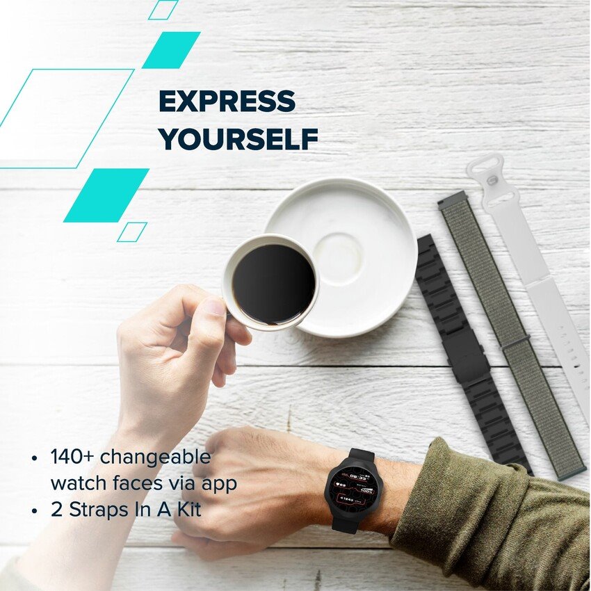CANYON Smart Watch Hexagon 88 BT-CALL Silver