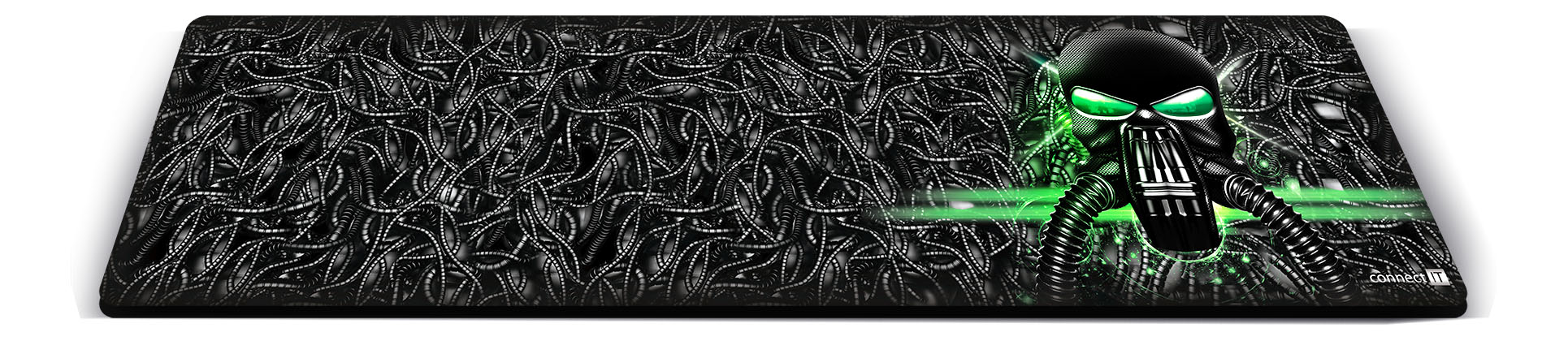 CONNECT IT BATTLE RNBW podložka pod klávesnici a myš, vel. L (886 × 245 mm)