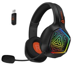 CONNECT IT BIOHAZARD Blast herní bezdrátová sluchátka s mikrofonem 1xJack+USB ČERNÁ