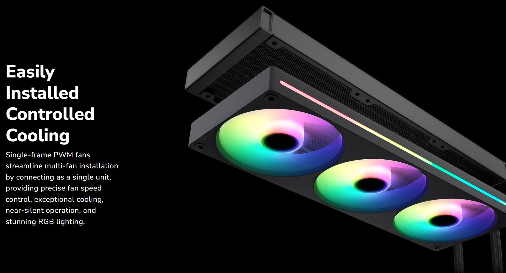 COUGAR chlazení POSEIDON VISTEK ARGB 240 AIO vodní black