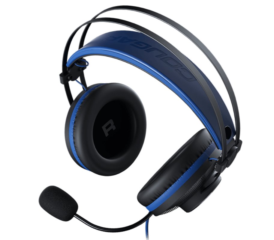COUGAR herní headset Immersa Essential CNC 40mm blue