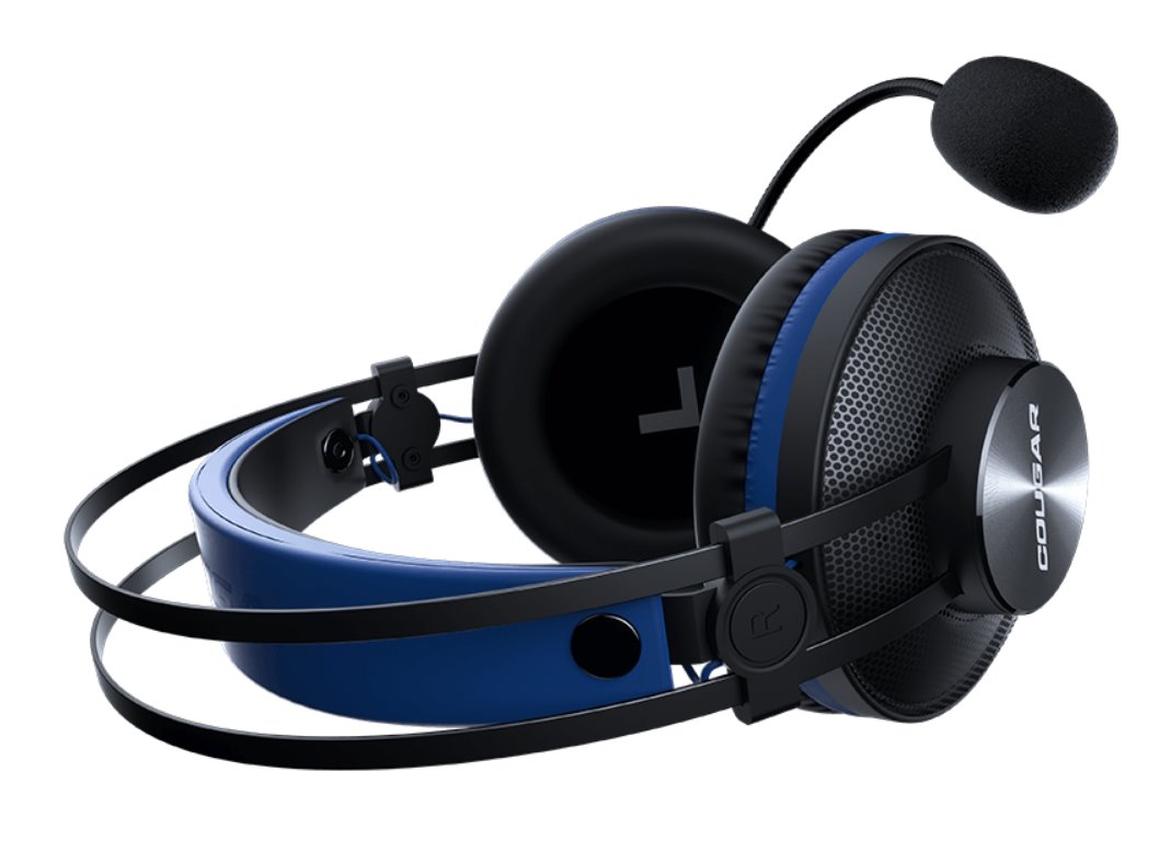COUGAR herní headset Immersa Essential CNC 40mm blue