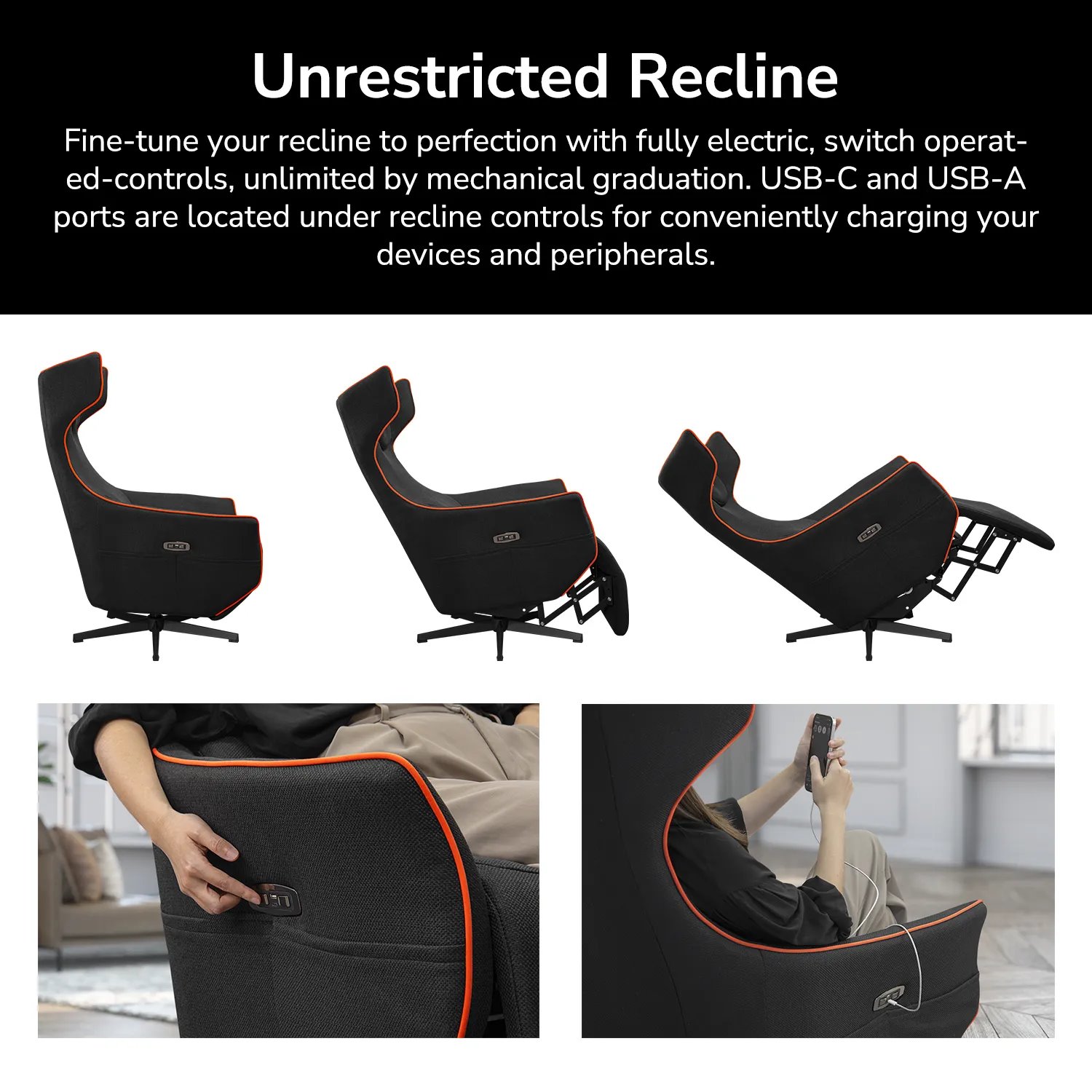 COUGAR herní křeslo MAGUS Orange/Black