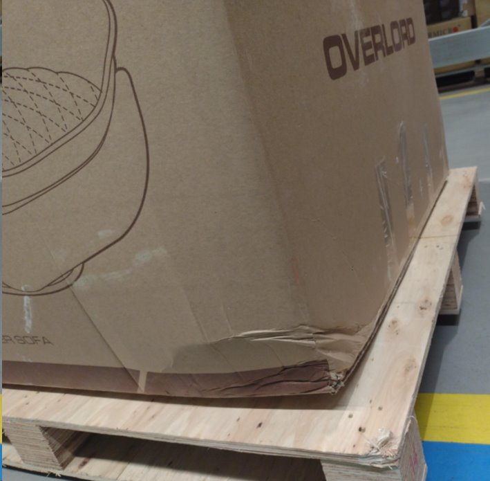 COUGAR herní křeslo OVERLORD - poškozený obal