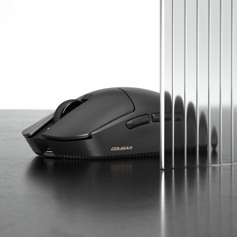 COUGAR herní myš bezdrátová/drátová REVENGER PRO 4K BLACK, čip PixArt 3395, 26000dpi, 650 IPS, 55g