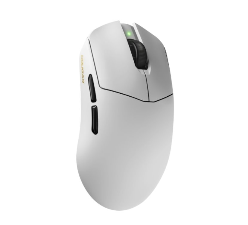 COUGAR herní myš bezdrátová/drátová REVENGER PRO 4K WHITE, čip PixArt 3395, 26000dpi, 650 IPS, 55g