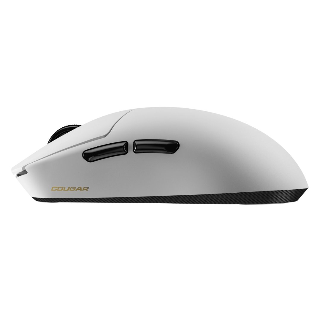 COUGAR herní myš bezdrátová/drátová REVENGER PRO 4K WHITE, čip PixArt 3395, 26000dpi, 650 IPS, 55g