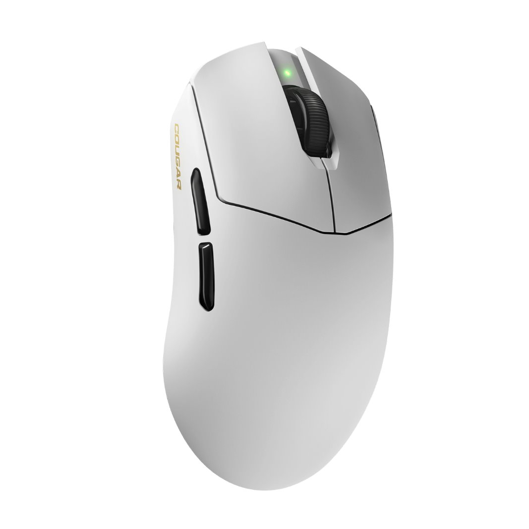 COUGAR herní myš bezdrátová/drátová REVENGER PRO 4K WHITE, čip PixArt 3395, 26000dpi, 650 IPS, 55g