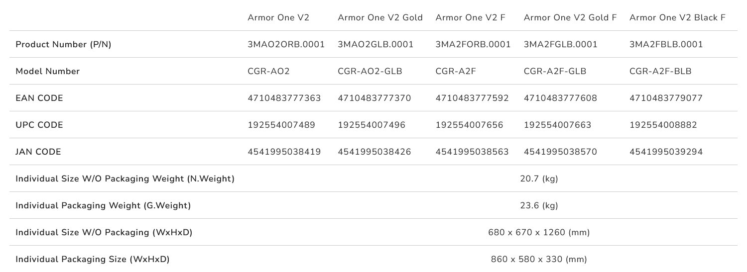 COUGAR herní židle ARMOR ONE V2 F (Tkaná látka) - černá/oranžová