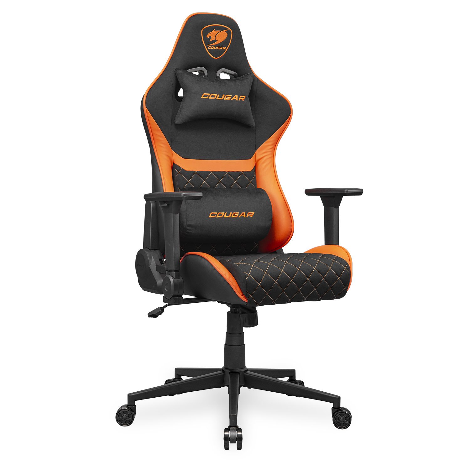 COUGAR herní židle ARMOR ONE V2 F (Tkaná látka) - černá/oranžová
