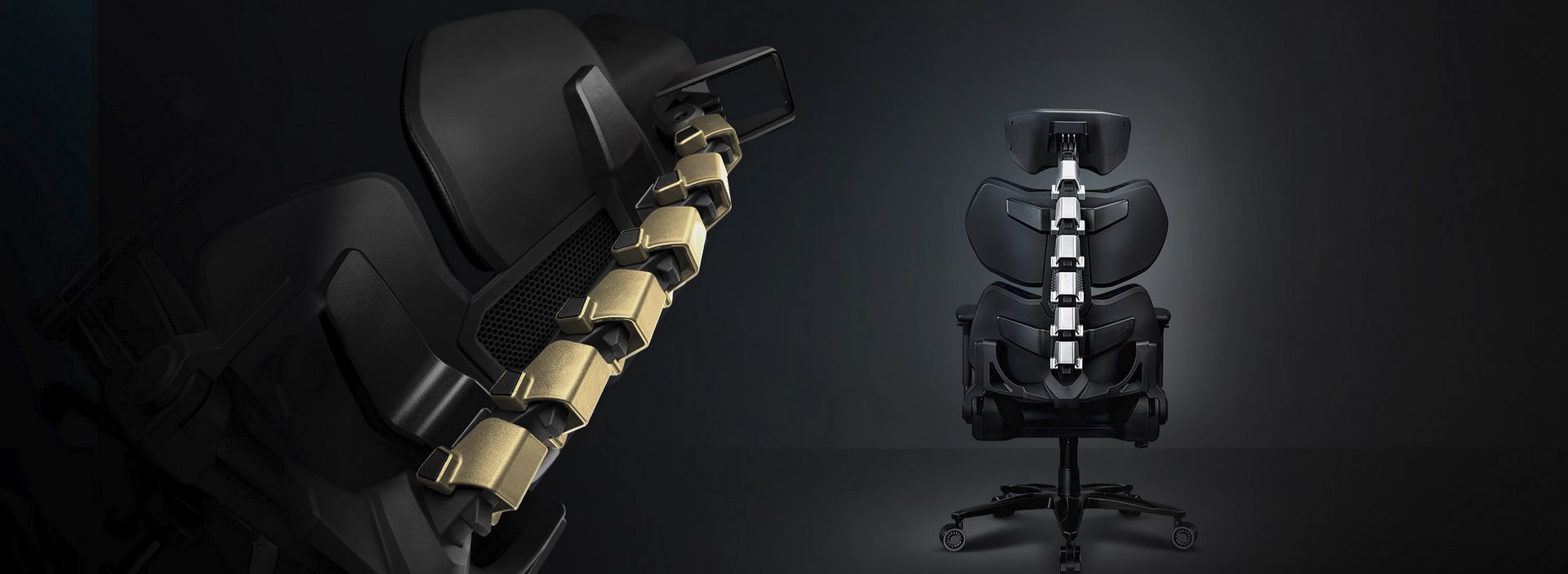 COUGAR herní židle TERMINATOR ELITE GOLD - černá/zlatá