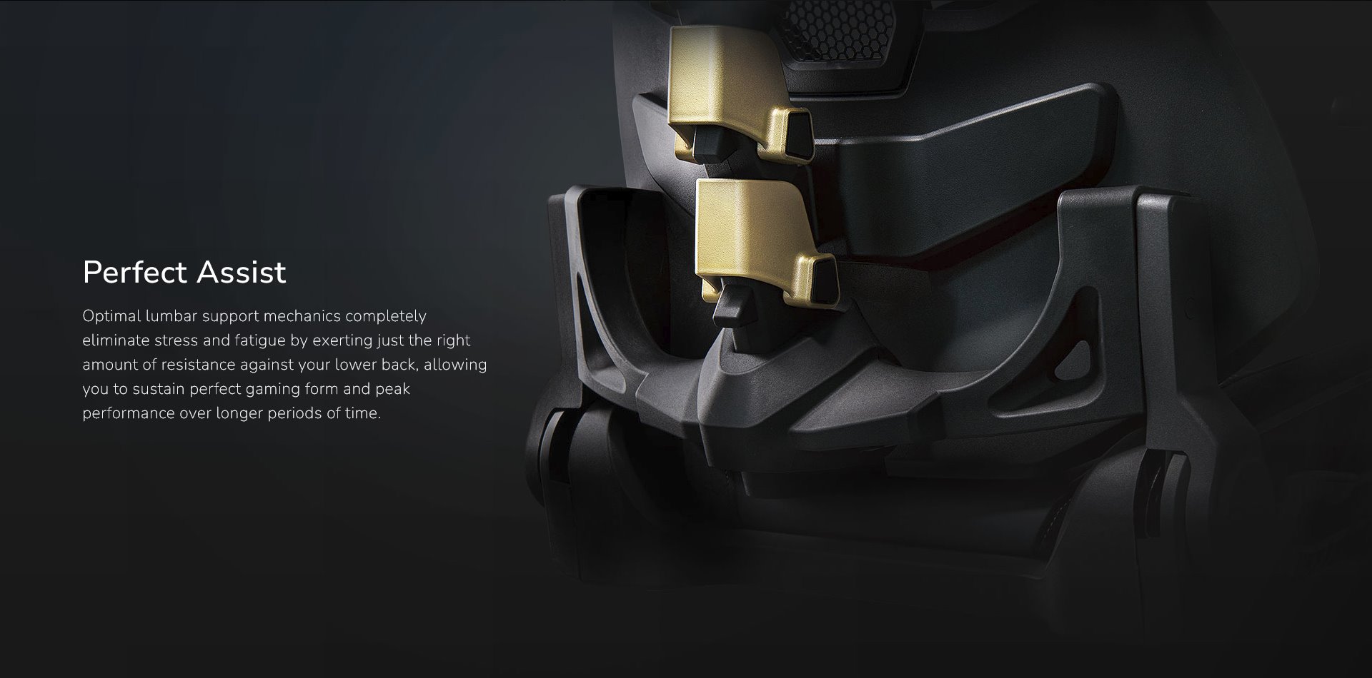 COUGAR herní židle TERMINATOR ELITE GOLD - černá/zlatá