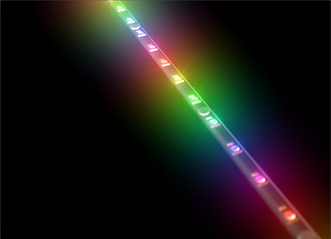 COUGAR LED pásek 2x 350mm, RGB efekty