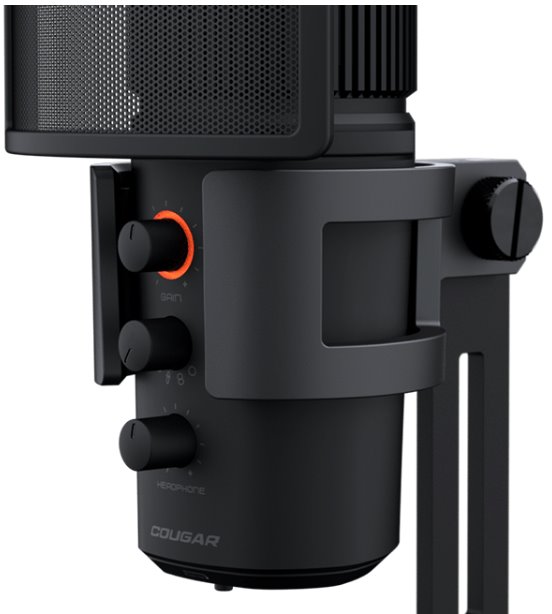 COUGAR mikrofón studio SCREAMER-X 3 Omni-Dimesion Mic Noise Reduction Pop Filter RGB Base