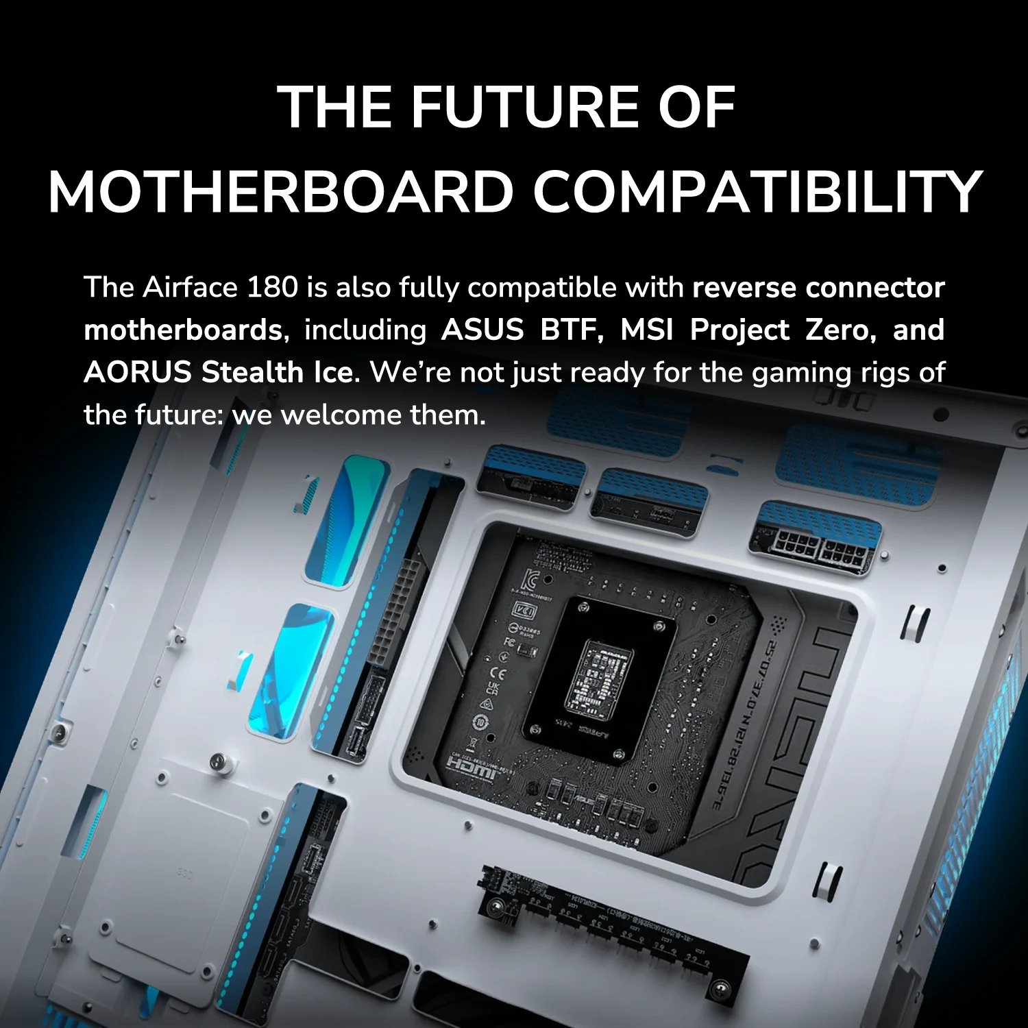 COUGAR PC skříň AIRFACE 180 PC Case, Mid Tower, White