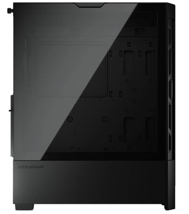 COUGAR PC skříň AIRFACE Black Mid Tower Mesh Front Panel 1 x 120mm Fan TG Left Panel Black
