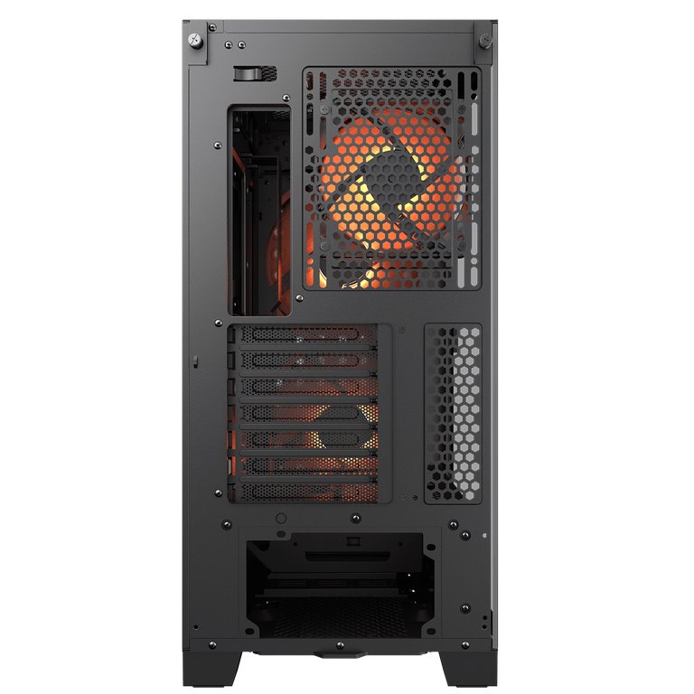 COUGAR PC skříň AIRFACE ECO RGB Black Mid Tower Airflow 2 x 180mm ARGB PWM Fans 1x 120mm ARGB Fan