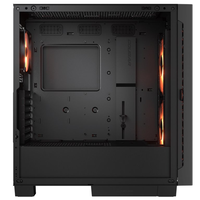 COUGAR PC skříň AIRFACE ECO RGB Black Mid Tower Airflow 2 x 180mm ARGB PWM Fans 1x 120mm ARGB Fan