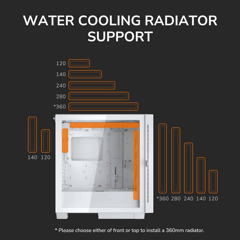 COUGAR PC skříň AIRFACE ECO RGB Black Mid Tower Airflow 2 x 180mm ARGB PWM Fans 1x 120mm ARGB Fan