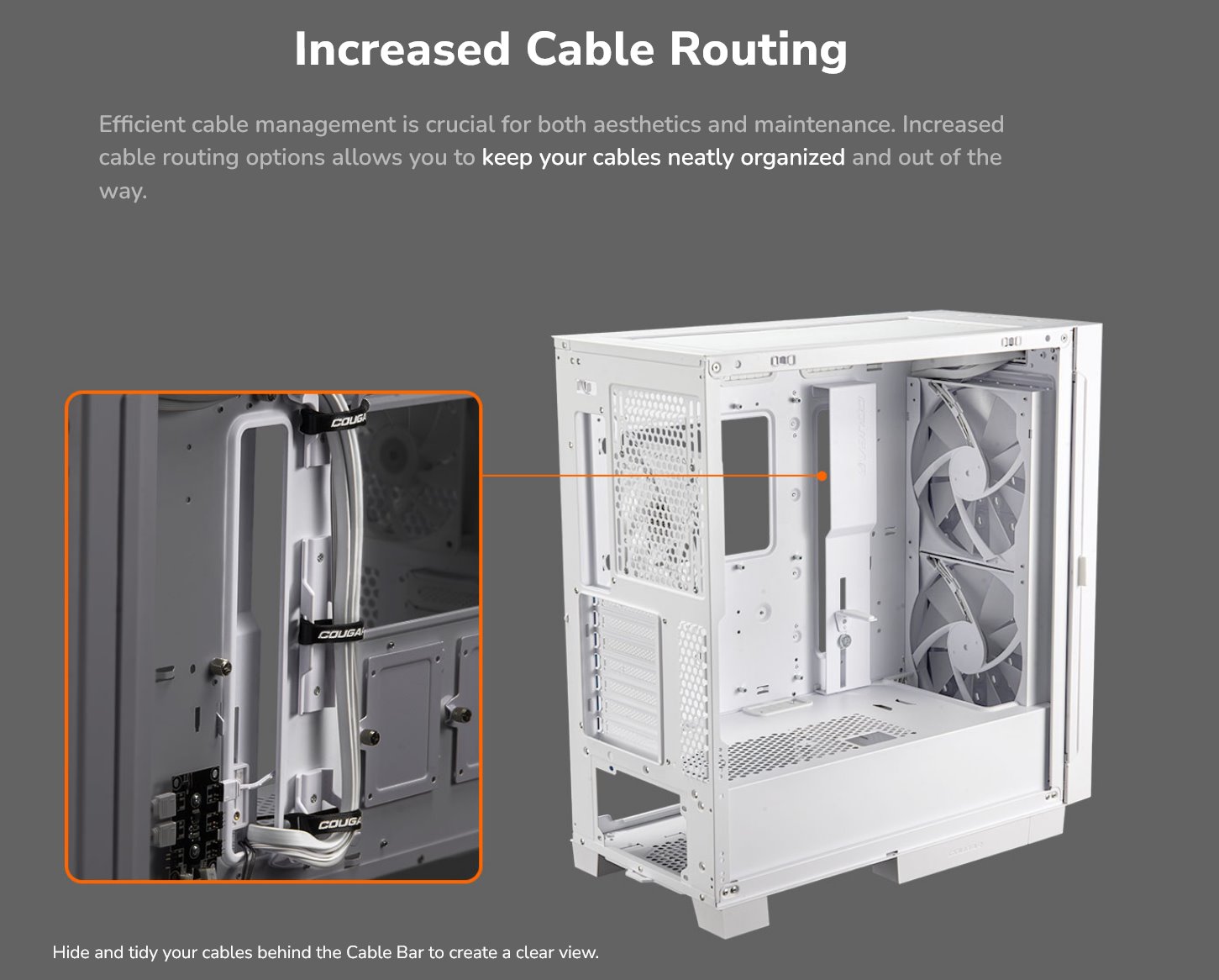 COUGAR PC skříň AIRFACE ECO RGB Black Mid Tower Airflow 2 x 180mm ARGB PWM Fans 1x 120mm ARGB Fan