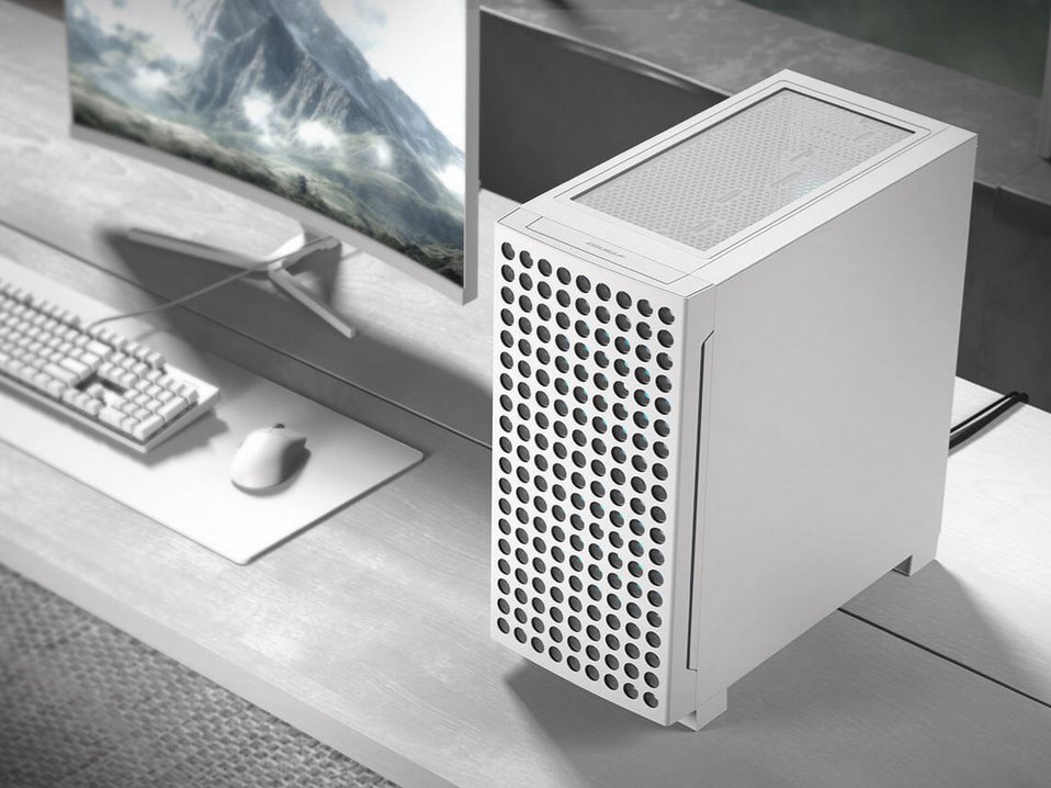 COUGAR PC skříň AIRFACE ECO RGB Black Mid Tower Airflow 2 x 180mm ARGB PWM Fans 1x 120mm ARGB Fan