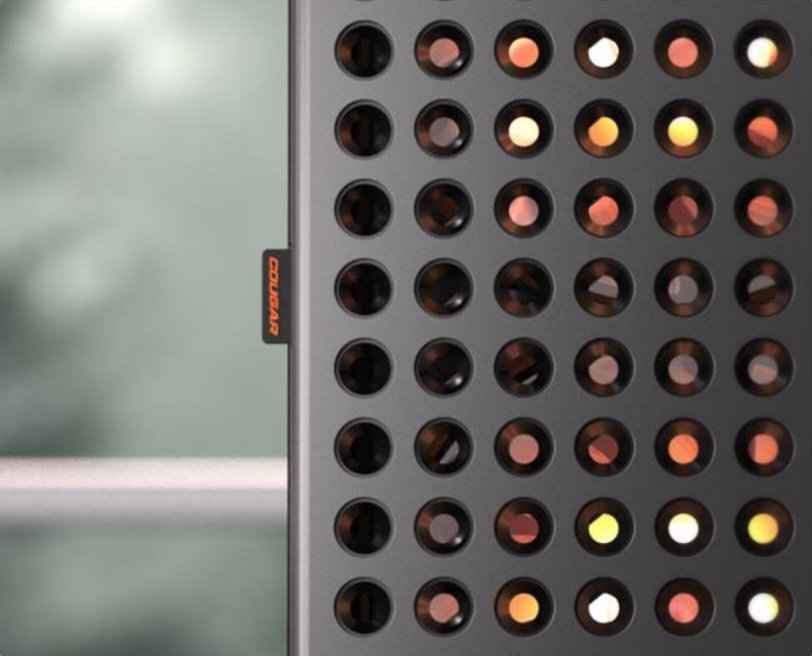 COUGAR PC skříň AIRFACE ECO RGB Black Mid Tower Airflow 2 x 180mm ARGB PWM Fans 1x 120mm ARGB Fan