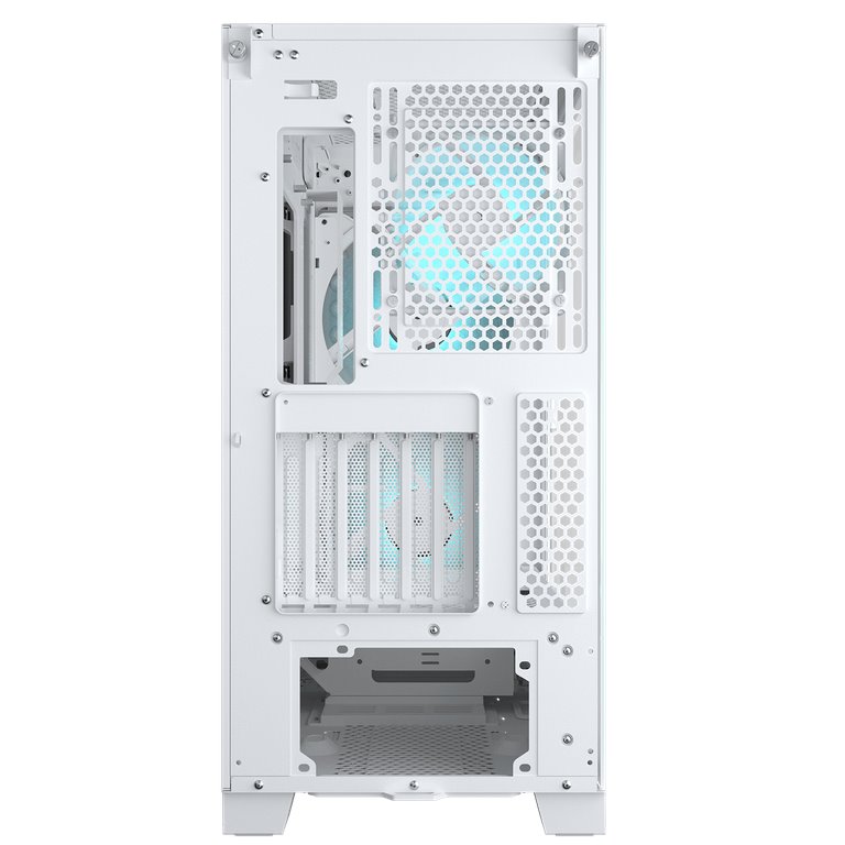 COUGAR PC skříň AIRFACE ECO RGB White Mid Tower Airflow 2 x 180mm ARGB PWM Fans 1x 120mm ARGB Fan