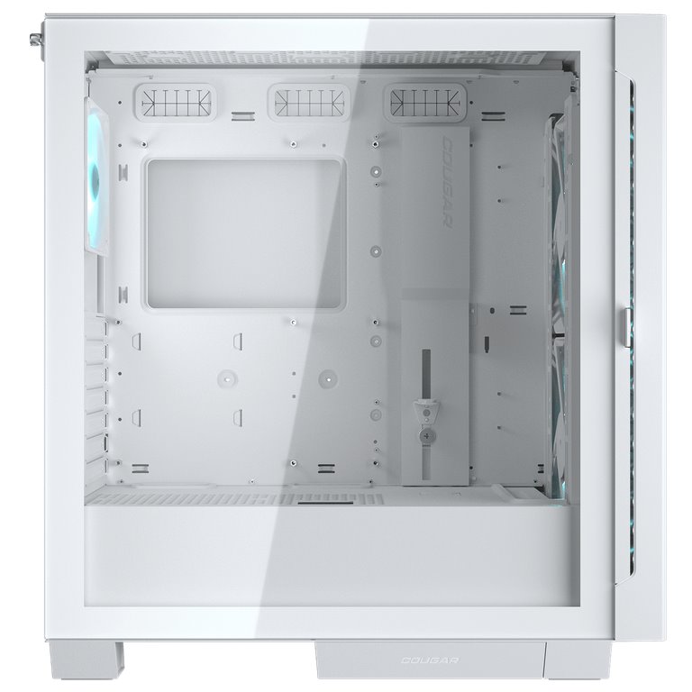 COUGAR PC skříň AIRFACE ECO RGB White Mid Tower Airflow 2 x 180mm ARGB PWM Fans 1x 120mm ARGB Fan