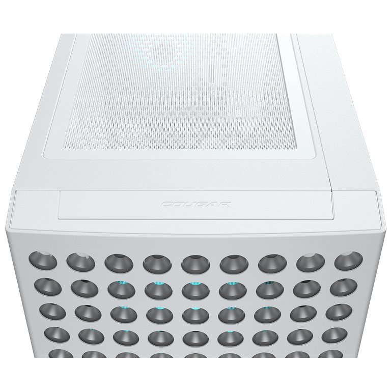 COUGAR PC skříň AIRFACE ECO RGB White Mid Tower Airflow 2 x 180mm ARGB PWM Fans 1x 120mm ARGB Fan