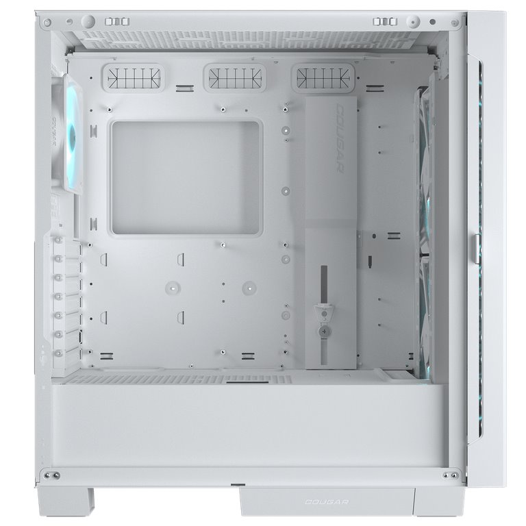 COUGAR PC skříň AIRFACE ECO RGB White Mid Tower Airflow 2 x 180mm ARGB PWM Fans 1x 120mm ARGB Fan
