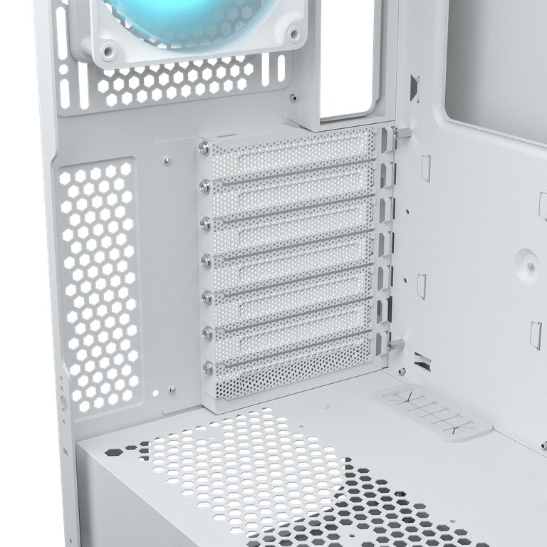 COUGAR PC skříň AIRFACE ECO RGB White Mid Tower Airflow 2 x 180mm ARGB PWM Fans 1x 120mm ARGB Fan