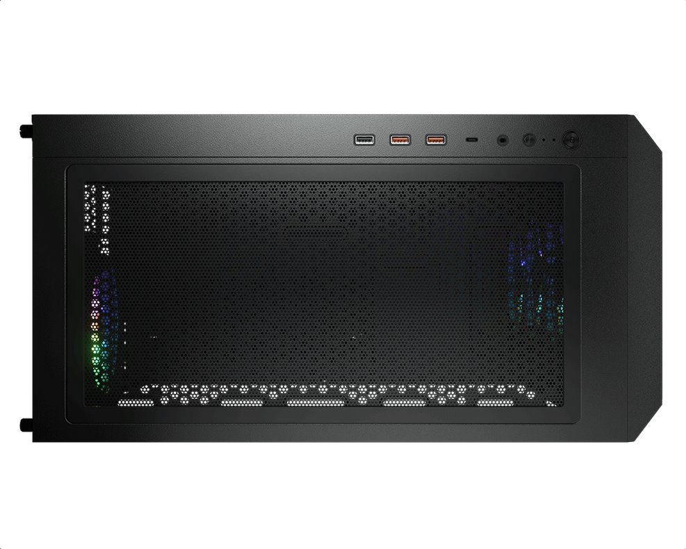 COUGAR PC skříň AIRFACE PRO RGB Black Mid Tower Airflow Panel 3 x 120mm ARGB Fans 1x 120mm ARGB Fan TG Left Panel