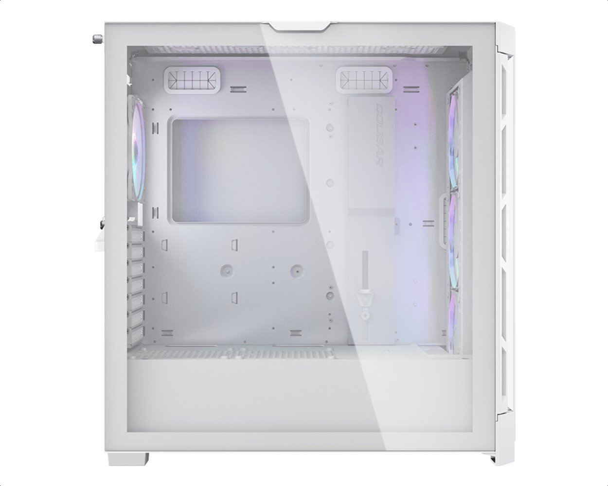 COUGAR PC skříň AIRFACE PRO RGB White Mid Tower Airflow Panel 3 x 120mm ARGB Fans 1x 120mm ARGB Fan TG Left Panel