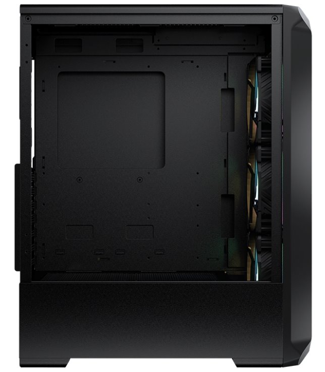 COUGAR PC skříň ARCHON 2 Mesh RGB Black Mid Tower Mesh Front Panel 3 x ARGB Fans 3mm TG Left Panel