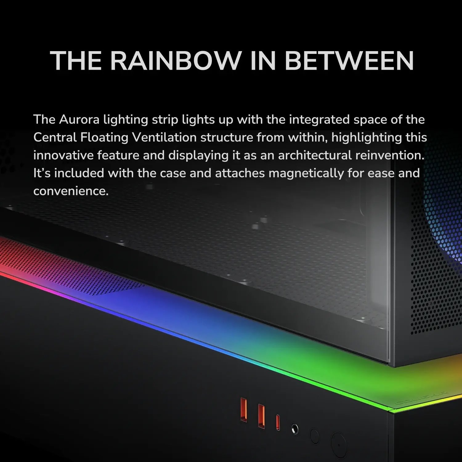 COUGAR PC skříň CFV235 Black Mid Tower Mesh