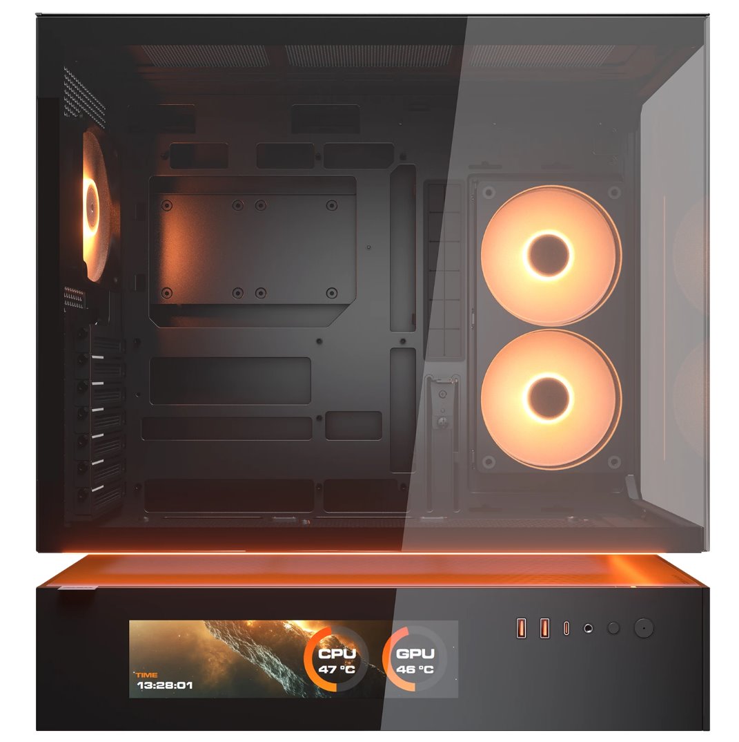 COUGAR PC skříň CFV235 Black Vision Mid