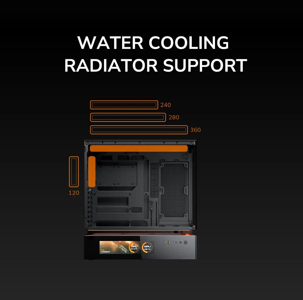 COUGAR PC skříň CFV235 Black Vision Mid