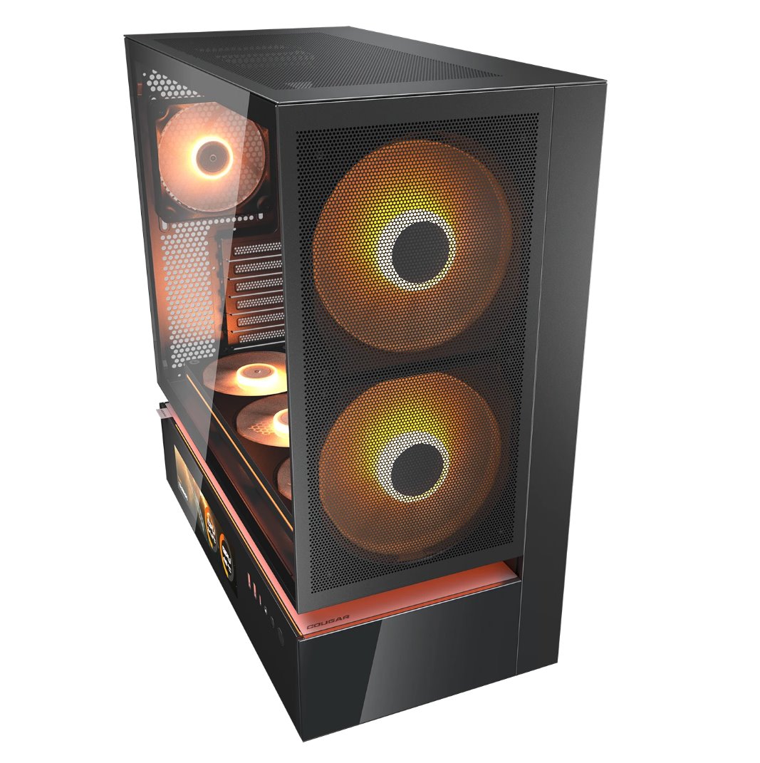 COUGAR PC skříň CFV235 Mesh Vision Black Mid