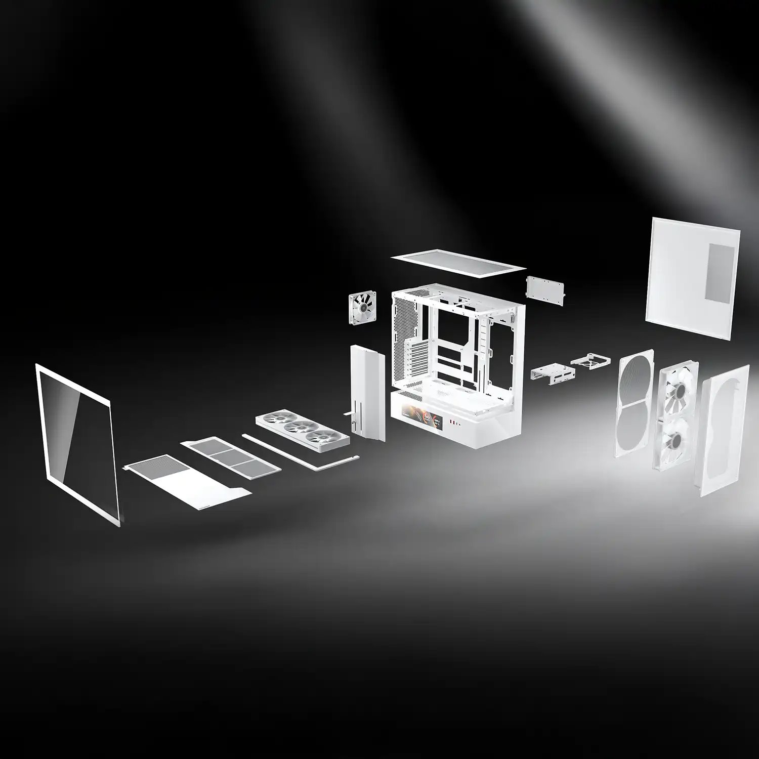 COUGAR PC skříň CFV235 Mesh Vision White Mid