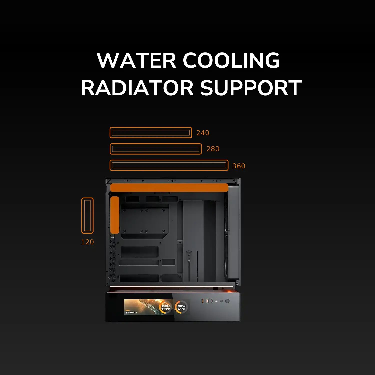 COUGAR PC skříň CFV235 Mesh Vision White Mid