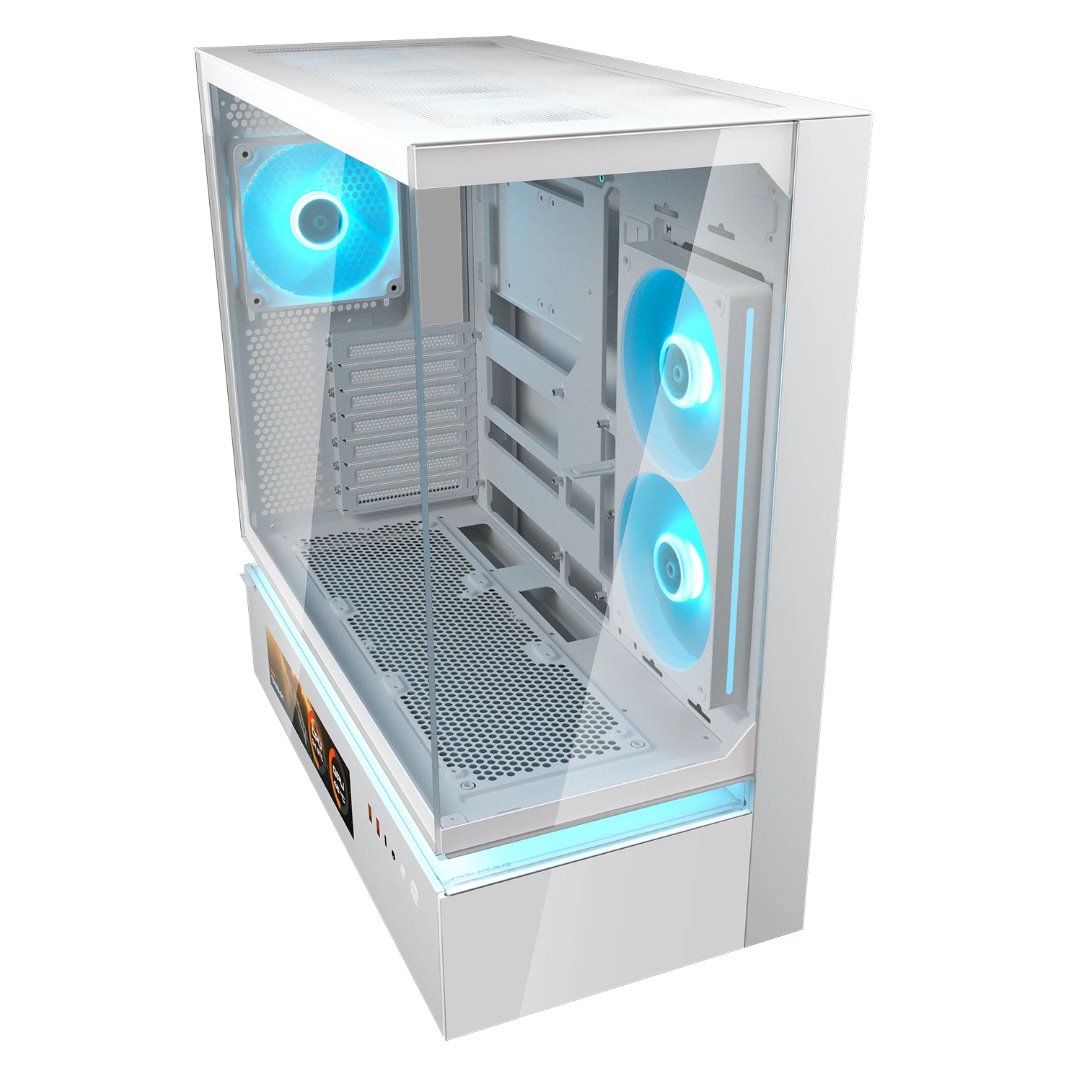 COUGAR PC skříň CFV235 White Vision Mid