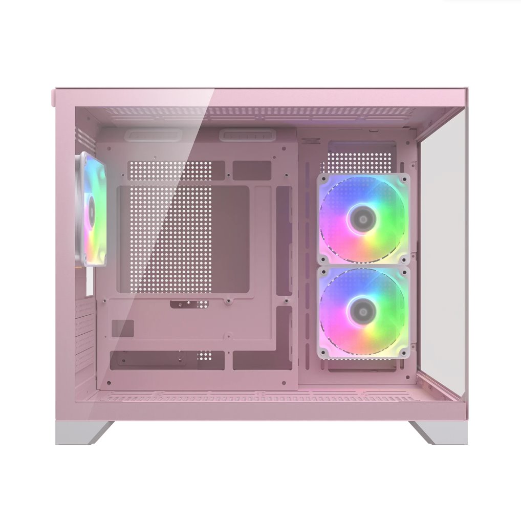 COUGAR PC skříň FV150 RGB Pink Mini tower