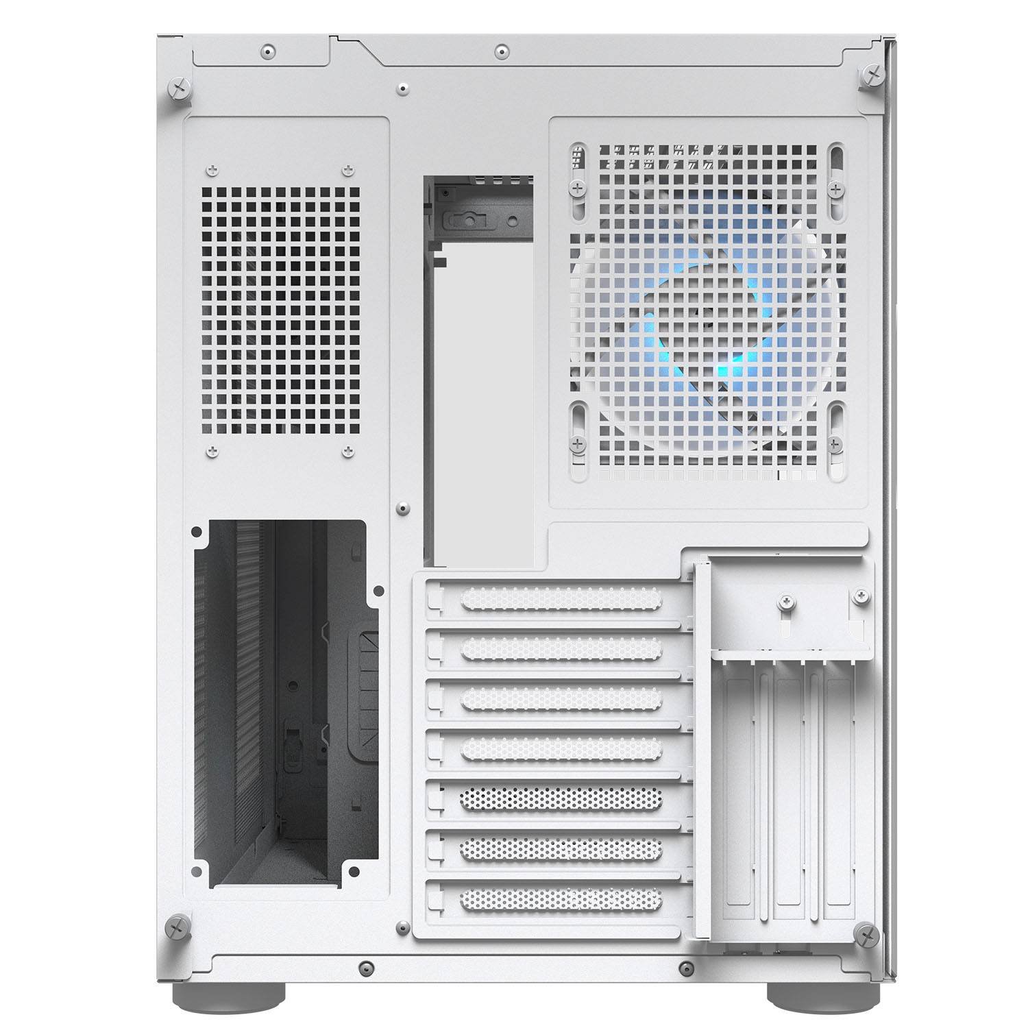 COUGAR PC skříň FV150 RGB White Mid tower Dual-Chamber ATX glass, 4x 120mm ARGB fans