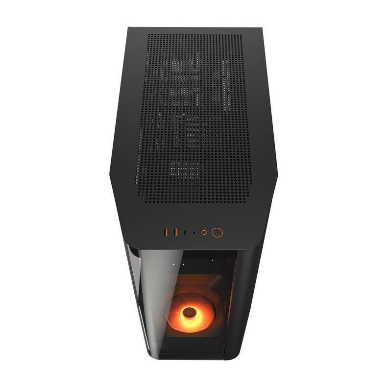 COUGAR PC skříň FV270 Black Mid tower tempered curved glass perimeter quick detachable air filters up to 9 fans