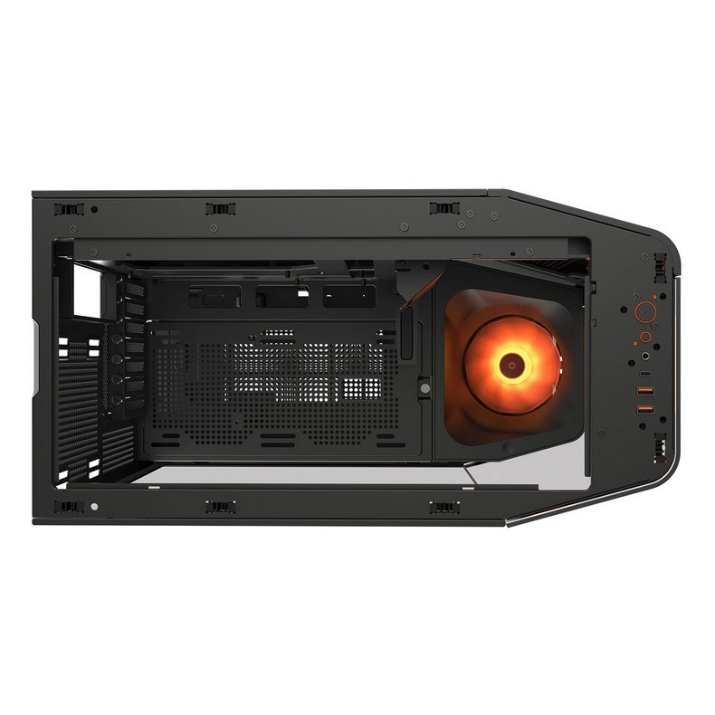 COUGAR PC skříň FV270 Black Mid tower tempered curved glass perimeter quick detachable air filters up to 9 fans