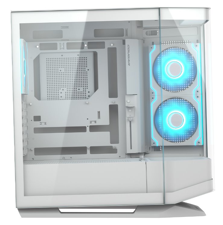 COUGAR PC skříň FV270 White Mid tower tempered curved glass perimeter quick detachable air filters up to 9 fans