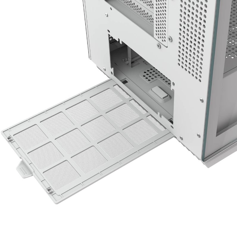 COUGAR PC skříň FV270 White Mid tower tempered curved glass perimeter quick detachable air filters up to 9 fans